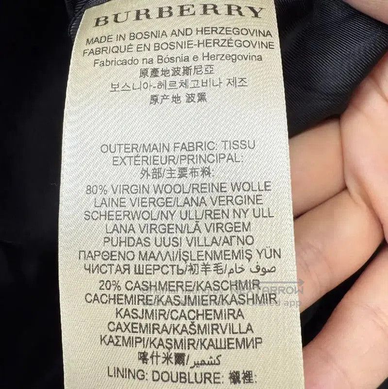 Burberry Burberry Black Wool Women's Trench Coat. Size M / US 6-8 / IT 42-44 - 5 Thumbnail