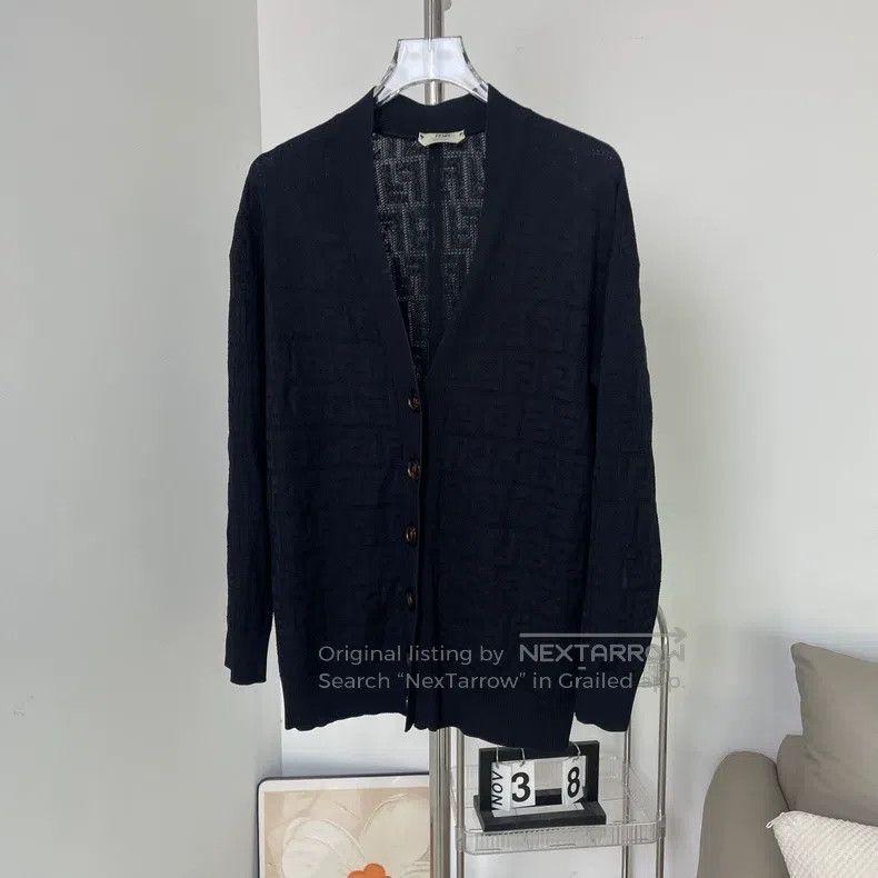 Fendi Fendi Printed Cardigan Size 4XL / US 24-26 - 1 Thumbnail