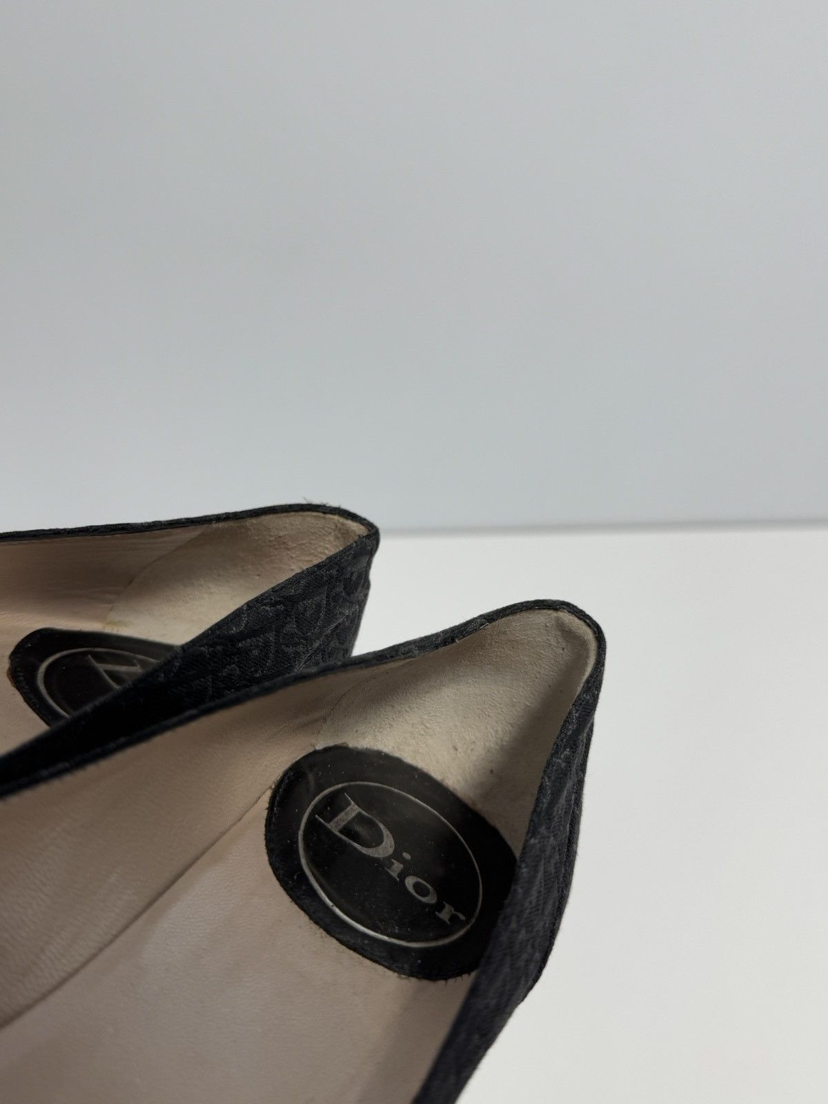 Dior Vintage Authentic Dior Diorissimo Black Jaquard Monogram Size US 7 / IT 37 - 14 Thumbnail