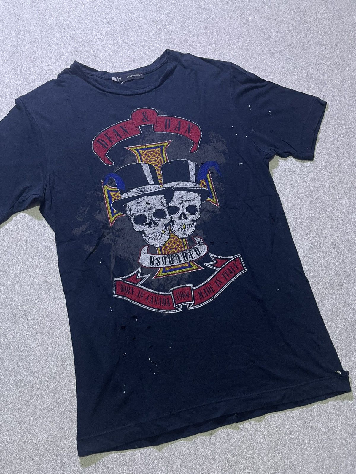 Dsquared2 VINTAGE Y2K DSQUARED2 short sleeve tshirt big skull style Size US M / EU 48-50 / 2 - 2 Thumbnail