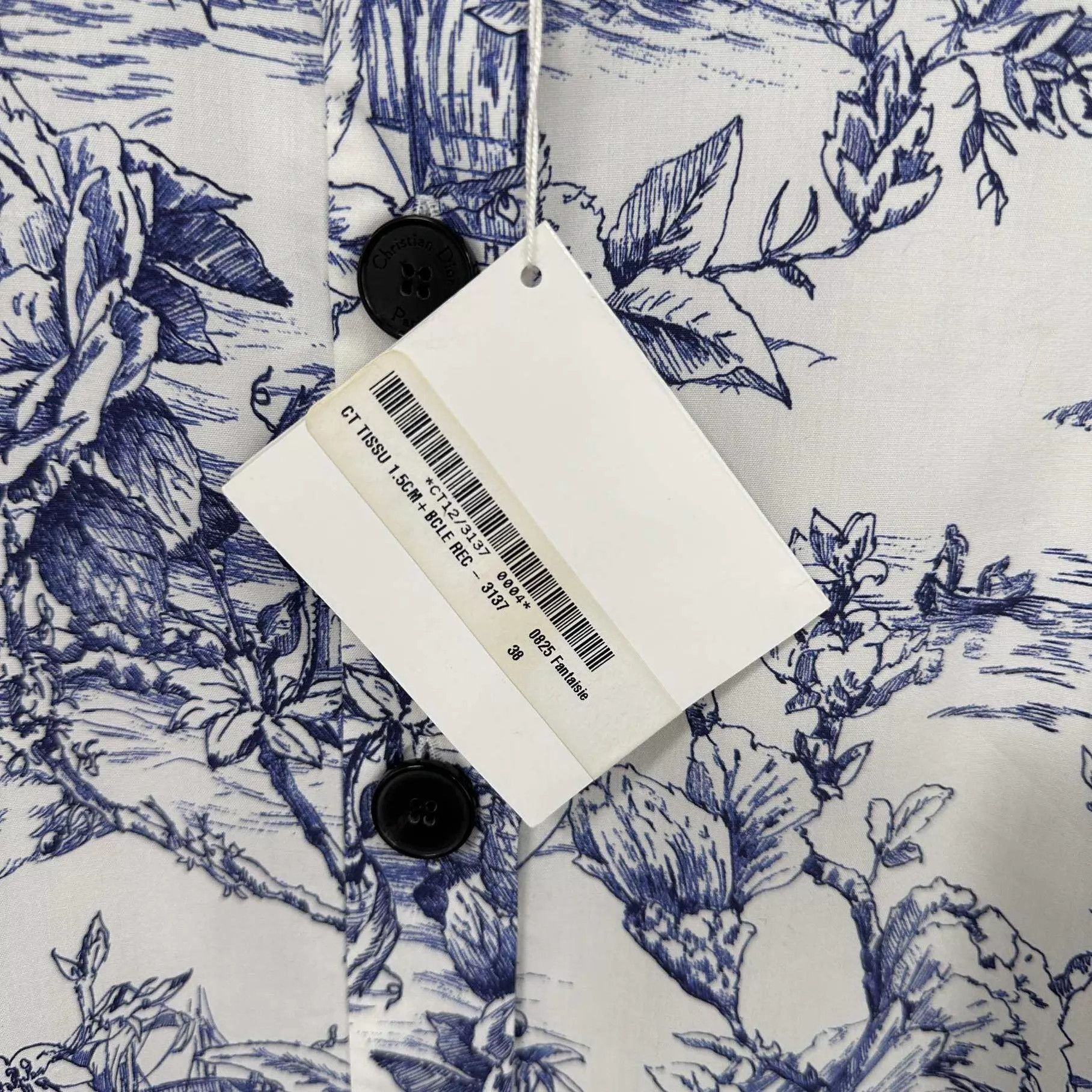 Dior Dior Floral Print Midi Dress Women's 38 Size S / US 4 / IT 40 - 5 Thumbnail