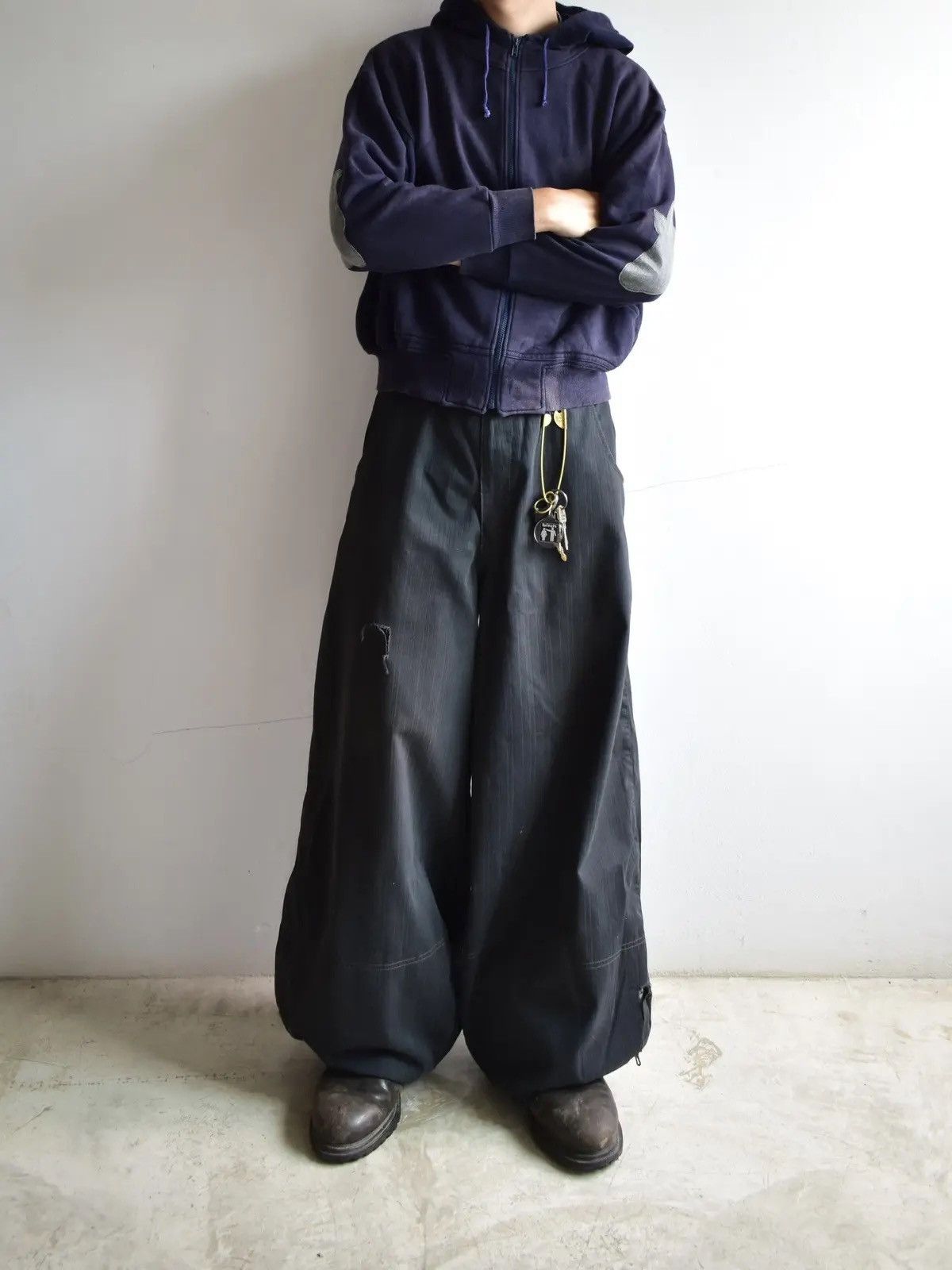 Issey Miyake × Vintage Faded Vintage 80s Issey Miyake Chisato Tsumori Design Size US M / EU 48-50 / 2 - 4 Thumbnail