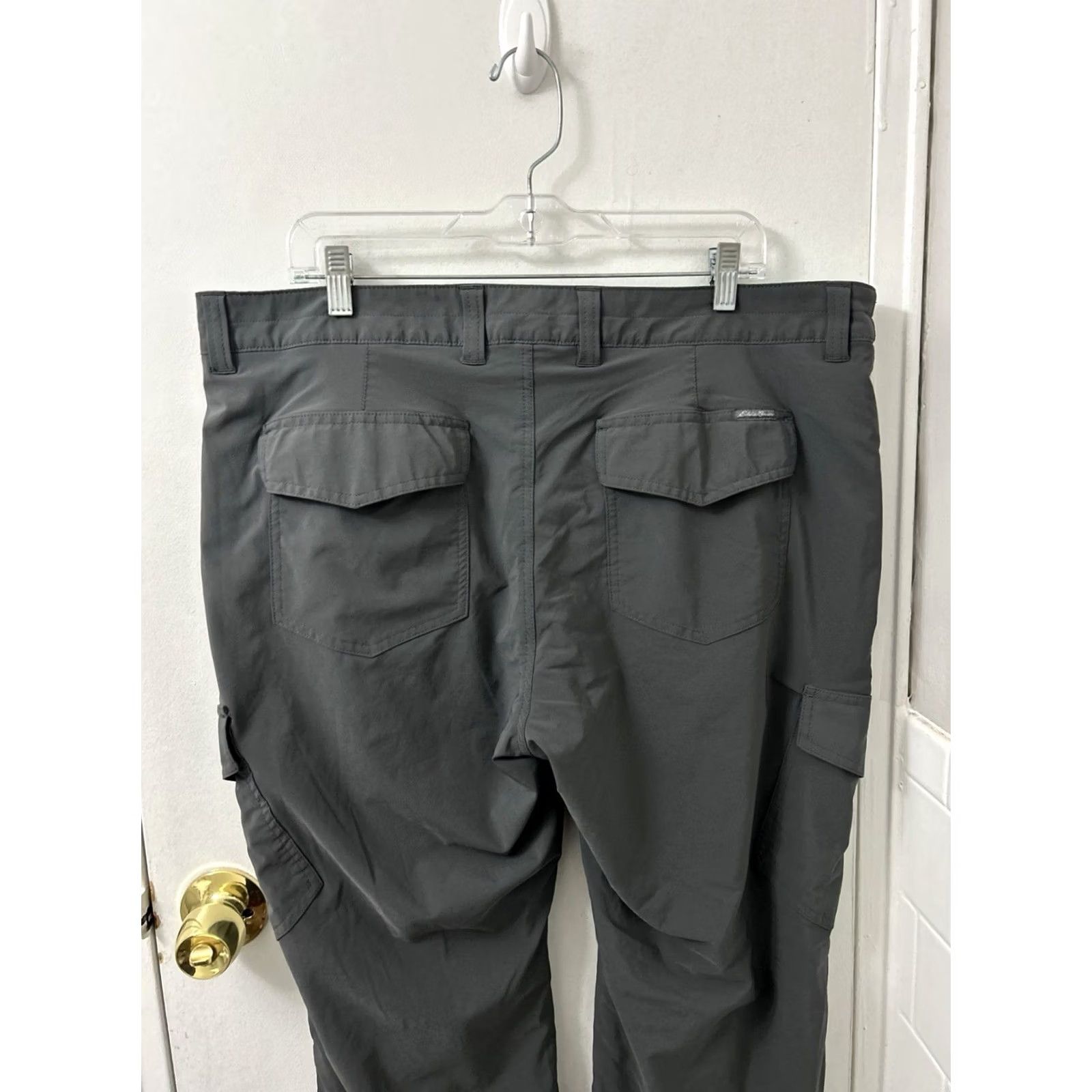 Eddie Bauer VINTAGE Eddie Bauer Cargo Pants Womens 18x32 Gray Teal First Ascent Hiking Size 40" / US 18 - 7 Thumbnail