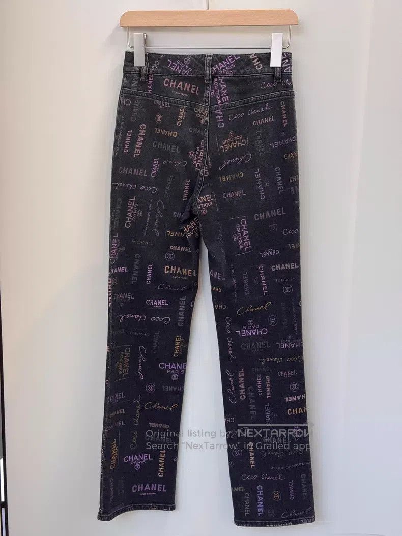 Chanel Chanel Grey jeans Size 42" / US 20 - 6 Thumbnail