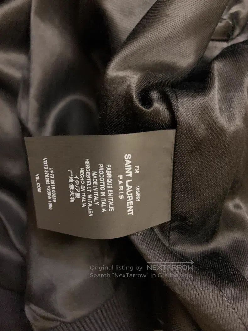 Saint Laurent Paris Saint Laurent Paris Women's Short Jacket Size S / US 4 / IT 40 - 4 Thumbnail