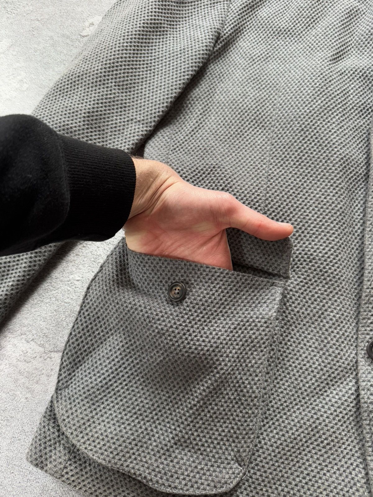 Designer × Massimo Dutti Massimo Dutti EUR52/USA42 blazer button up zip jacket coat Size 42S - 7 Thumbnail