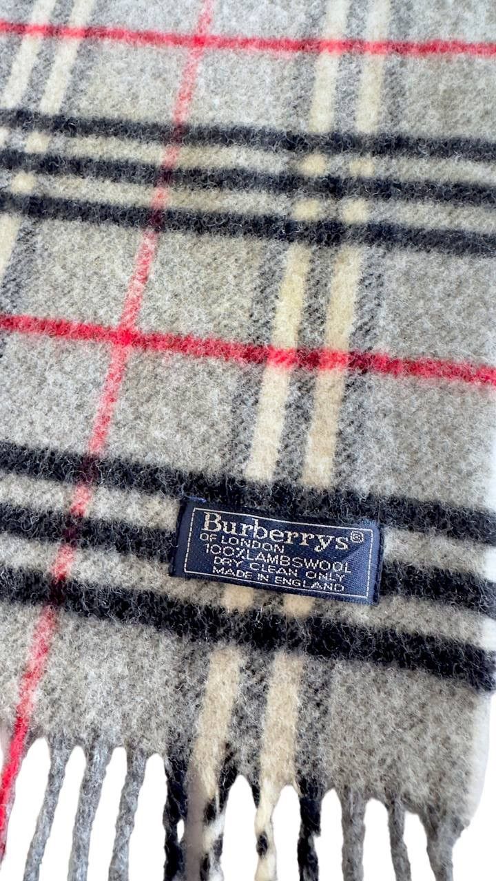 Burberry Burberrys Vintage Scarf / Muffler Size ONE SIZE - 8 Thumbnail