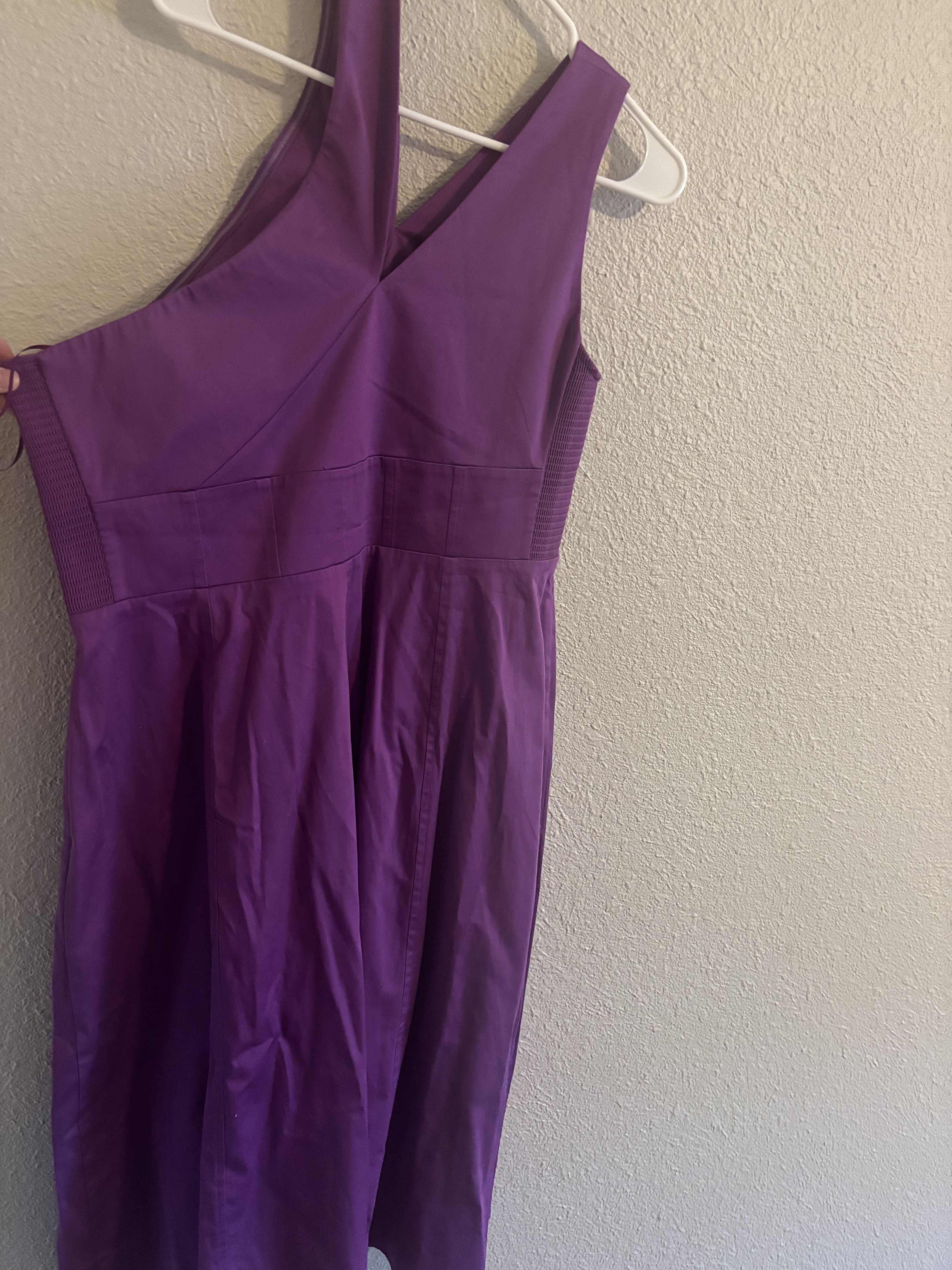 ME+EM One Shoulder Purple Dress Size XL / US 12-14 / IT 48-50 - 5 Thumbnail