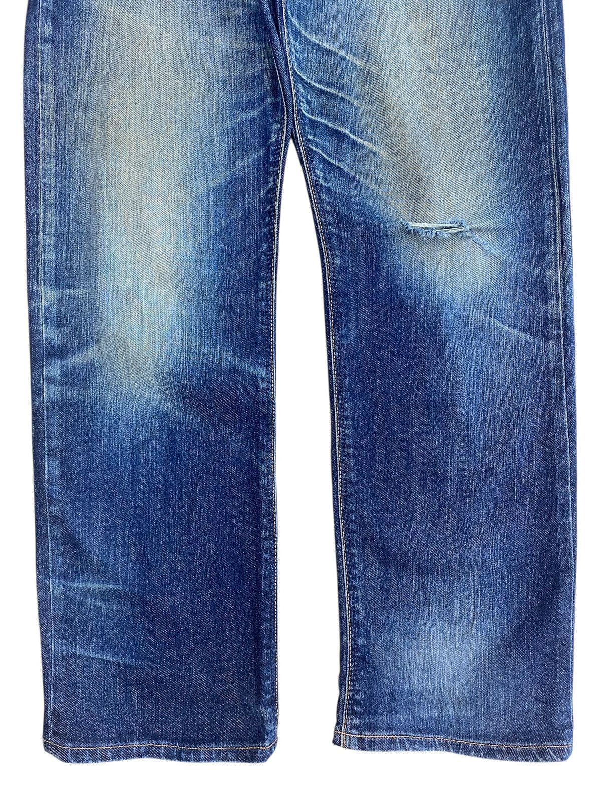 Edwin Edwin Whiskers Faded Wash Style Loose Jeans Size US 32 / EU 48 - 9 Thumbnail