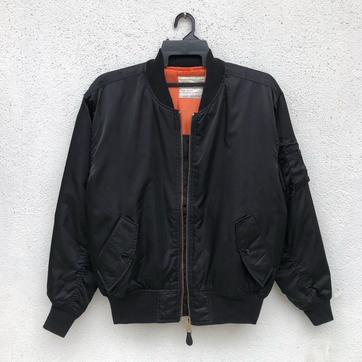 Vintage Vintage USAF Intermediate MA-1 Mens Flying Bomber Jacket Size US M / EU 48-50 / 2 - 1 Thumbnail