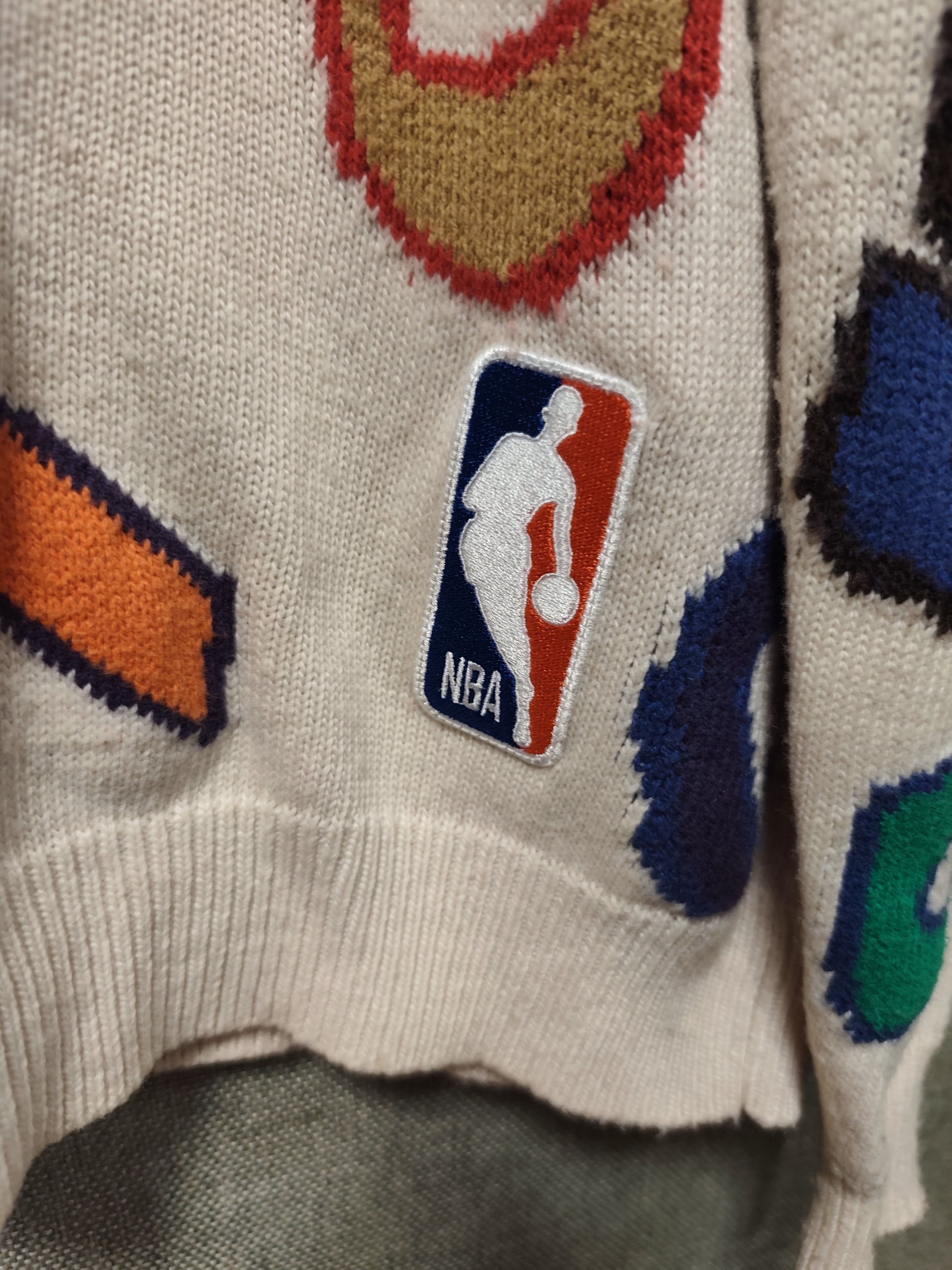 Louis Vuitton × NBA Louis Vuitton x NBA Virgil Abloh Letters Knit Sweater Size US M / EU 48-50 / 2 - 3 Thumbnail