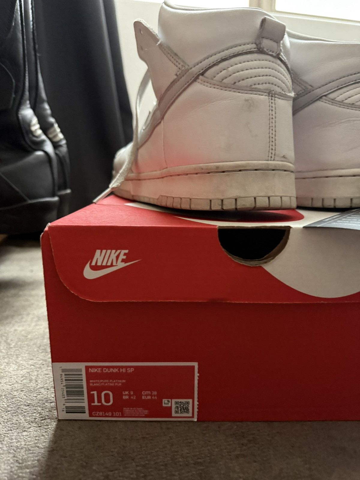 Nike Nike Dunk High SP Pure Platinum Size US 10 / EU 43 - 6 Thumbnail
