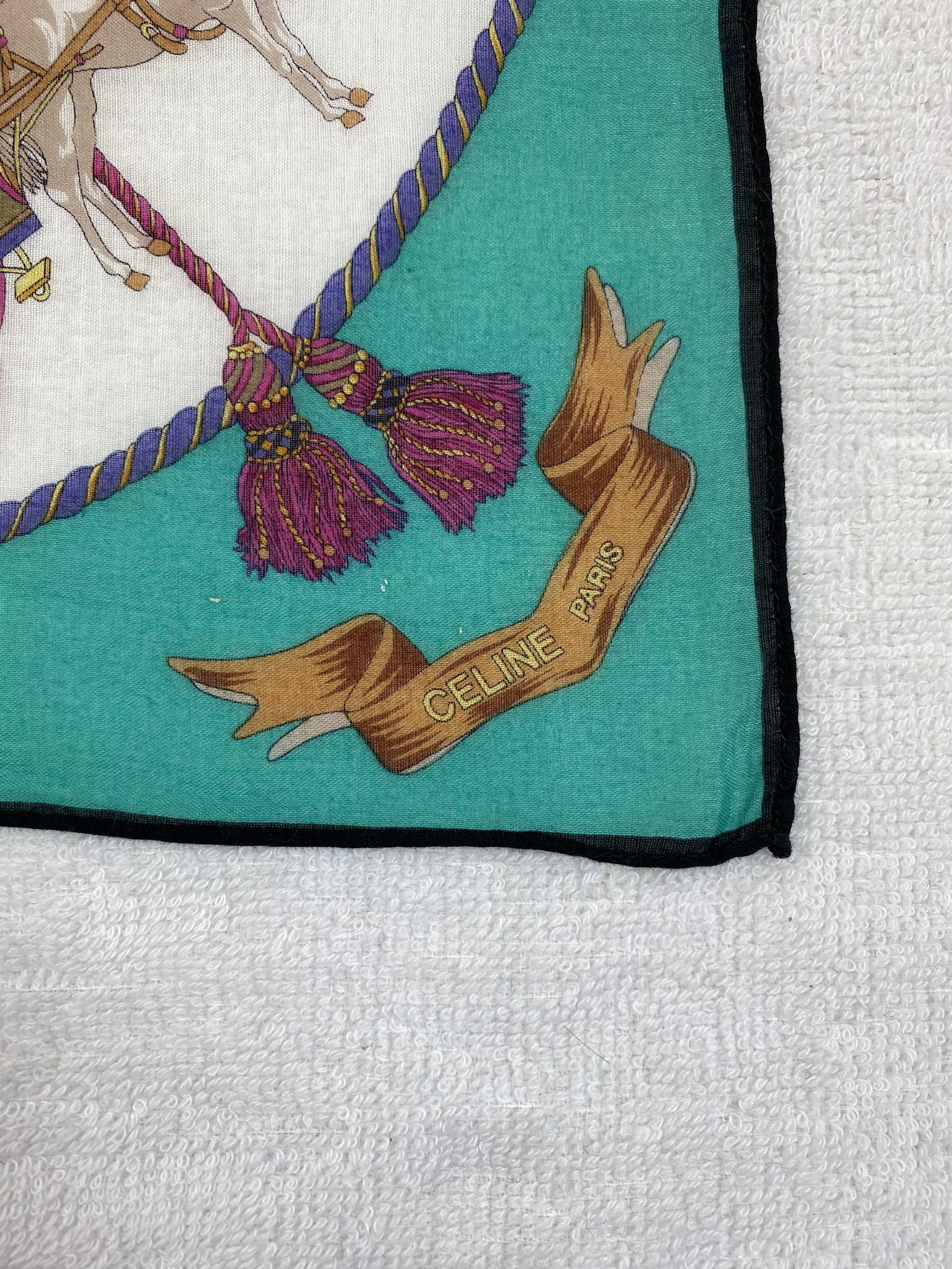 Celine Celine Bandana / Handkerchief / Neckerchief Size ONE SIZE - 5 Thumbnail