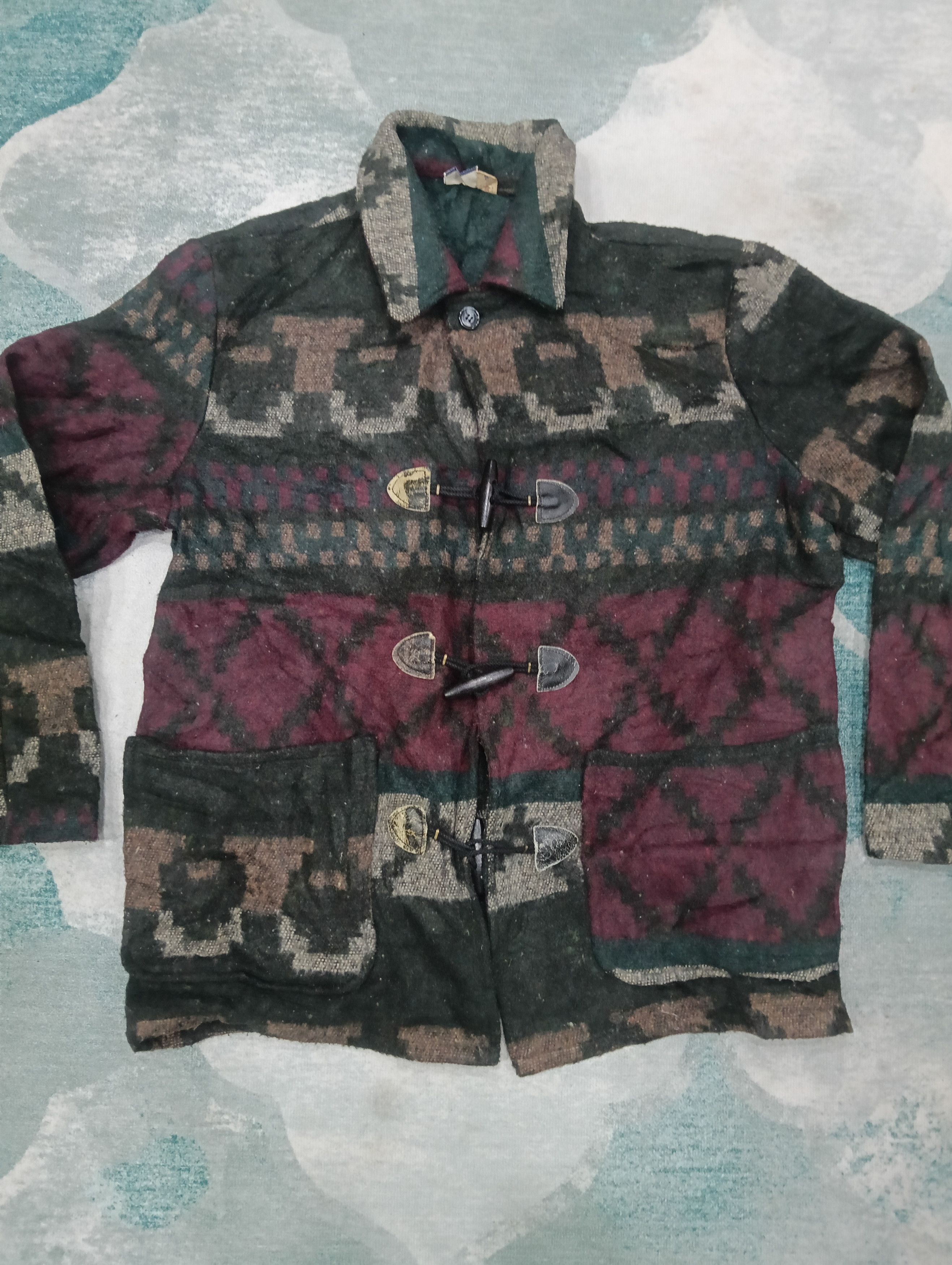 Vintage Vintage 90s Manhattan Jacket Like Navajo Design Size US M / EU 48-50 / 2 - 3 Thumbnail