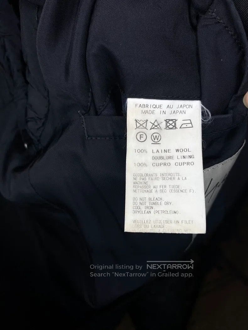 Yohji Yamamoto Yohji Yamamoto size 1 Belt blazer Size 36R - 6 Thumbnail