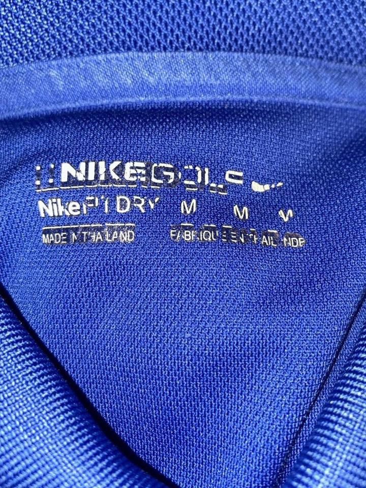 Nike Nike Blue Golf Polo Shirt Size US M / EU 48-50 / 2 - 3 Thumbnail