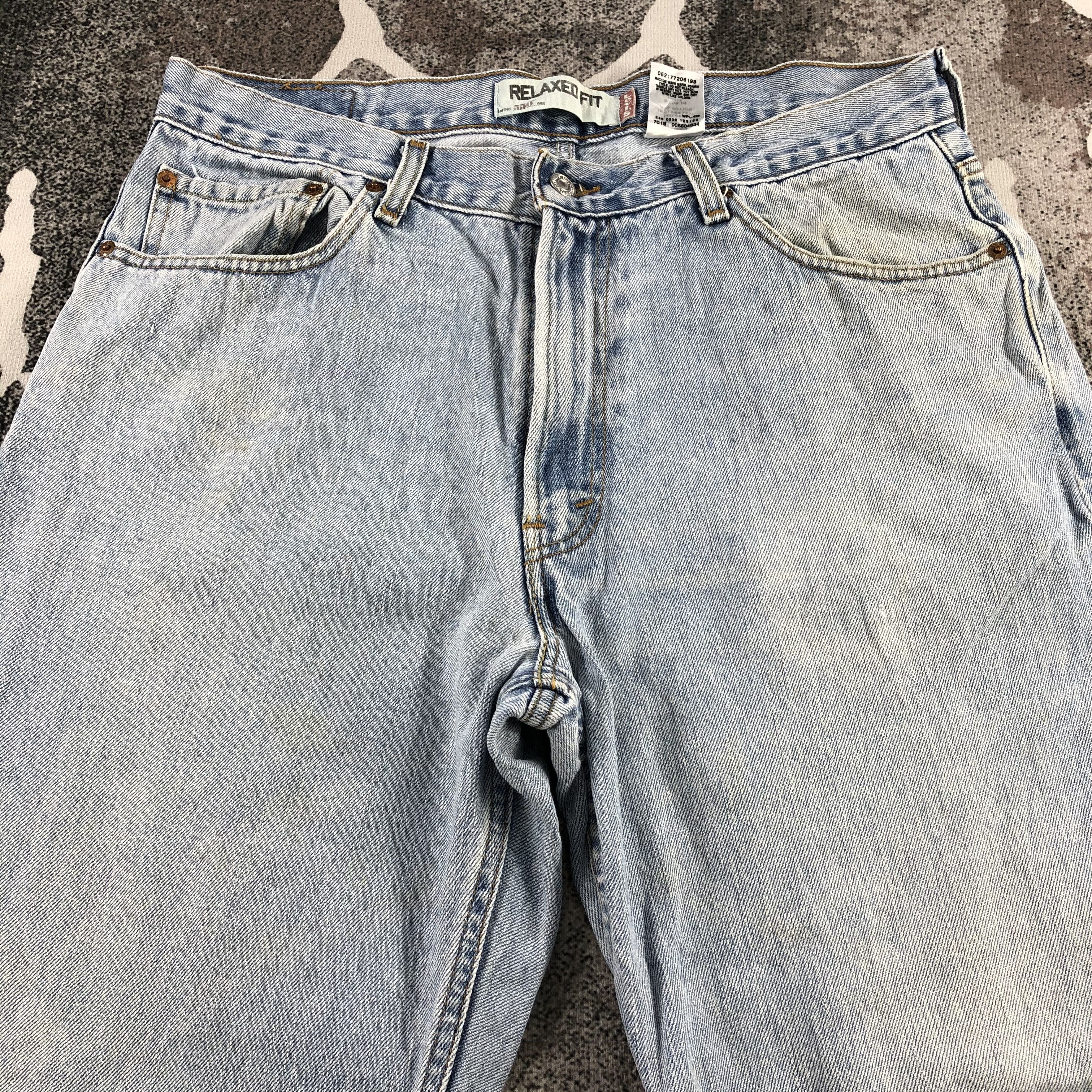 Levi's Vintage Levis 550 Jeans Medium Wash Denim KJ833 Size US 35 - 3 Thumbnail