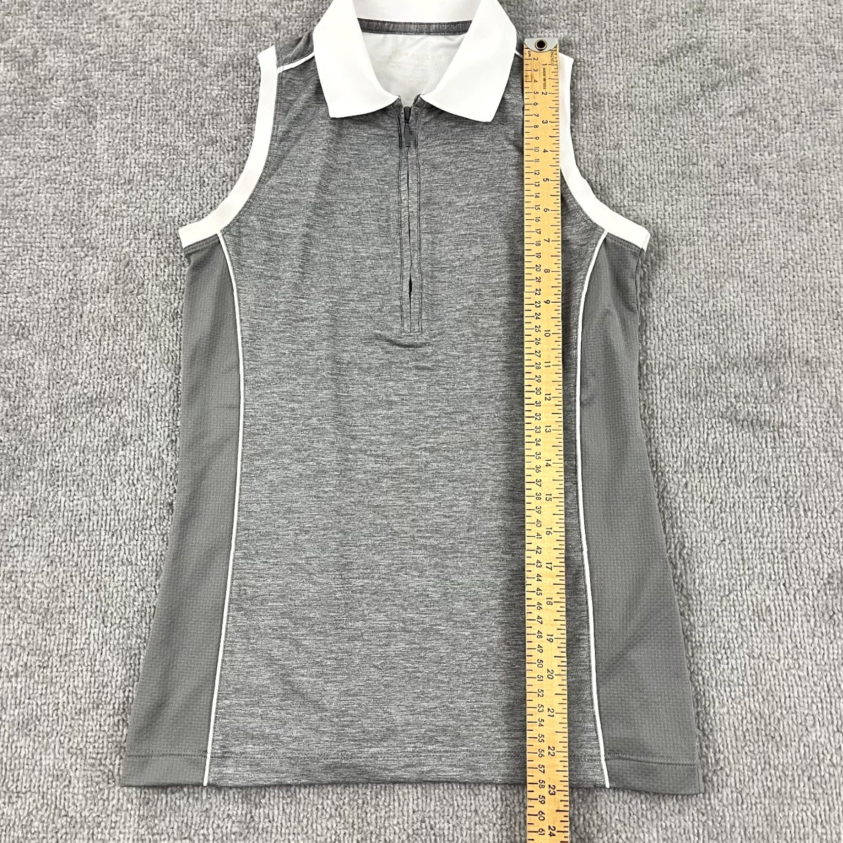 Peter Millar Peter Millar Polo Shirt Womens XS Gray White Golf Performance Sleeveless Tank Size XS / US 0-2 / IT 36-38 - 3 Thumbnail
