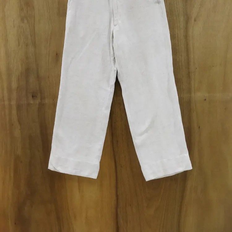 Japanese Brand ST.MARTINE DE JAZZ WHITE YELLOW CHINO PANTS Size US 26 / EU 42 - 3 Thumbnail