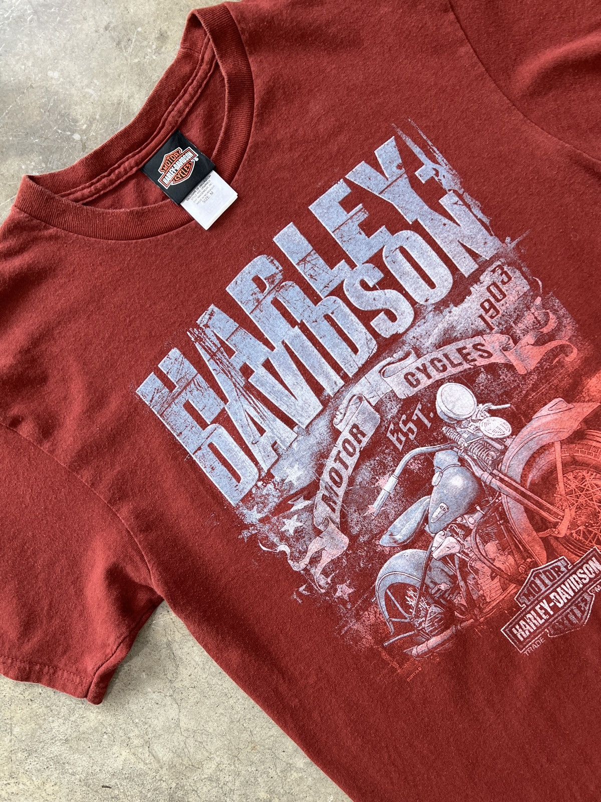 Harley Davidson × Vintage Harley Davidson El Paso Texas Tee Medium Size US M / EU 48-50 / 2 - 1 Thumbnail