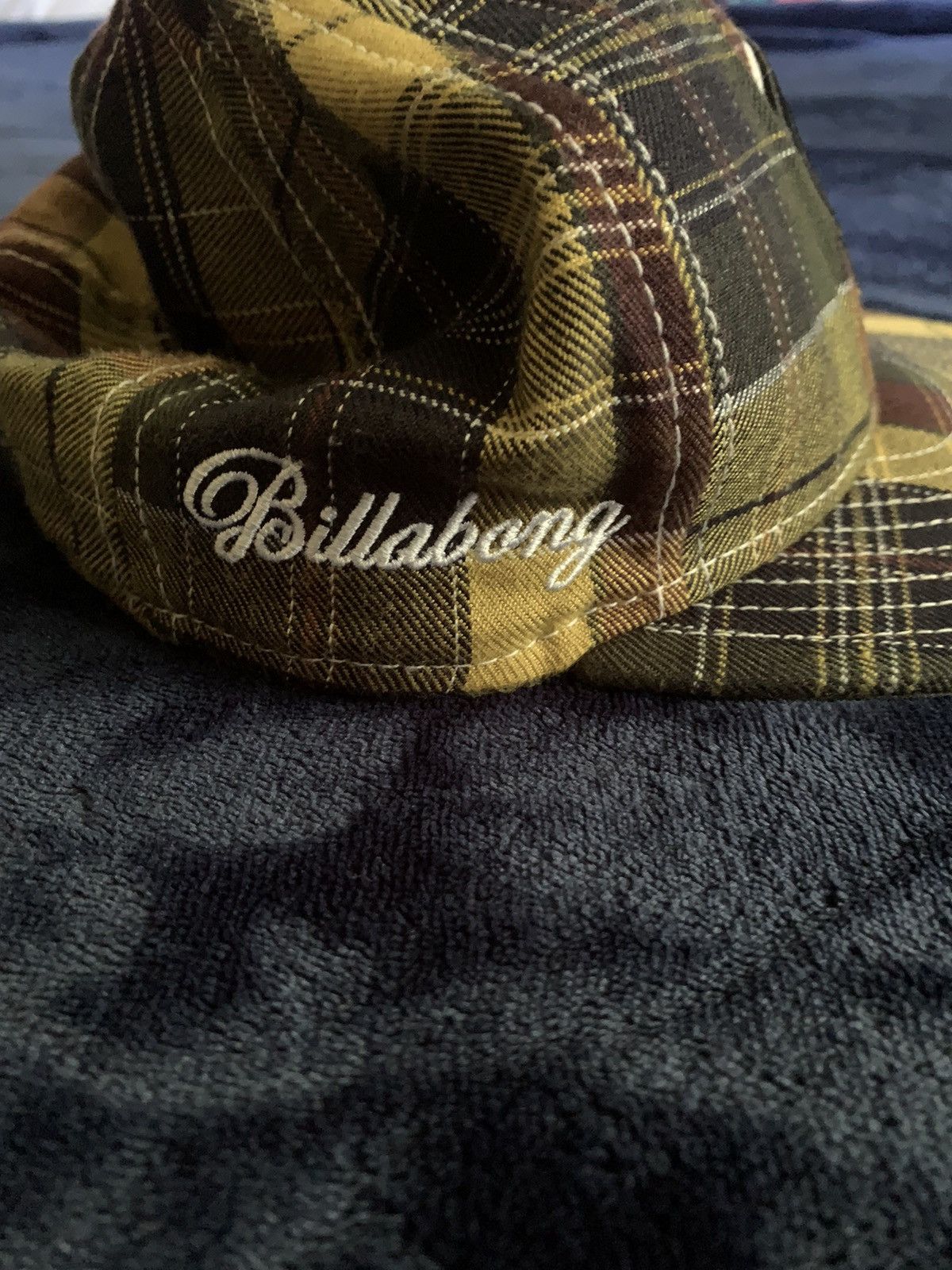 Billabong × Vintage Billabong Fitted Hat Vintage Streetwear 2000s Fashion Indie Size ONE SIZE - 5 Thumbnail