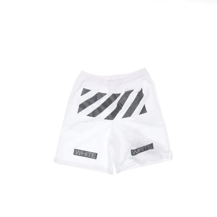 Off-White Off-White Printed Unisex Summer Shorts 0079 Size US 26 / EU 42 - 1 Thumbnail