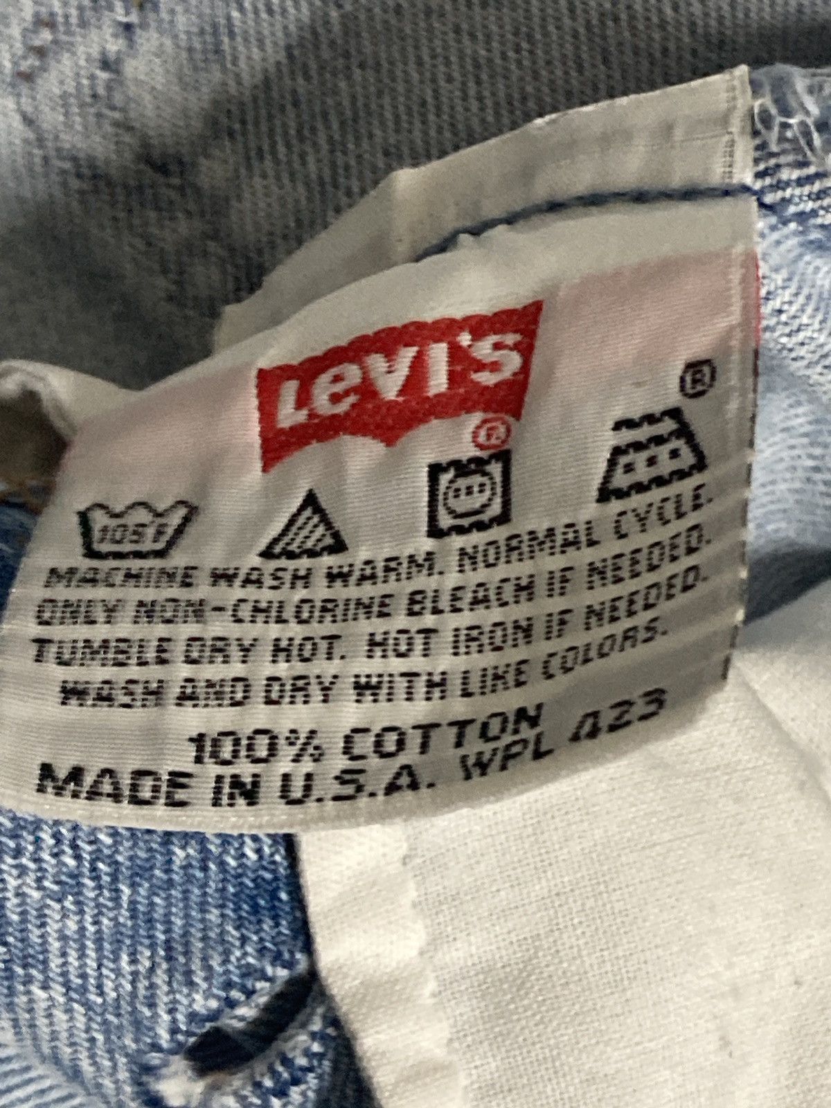 Levi's Vintage 90’s Levis 501 jeans Made in USA Size US 33 - 5 Thumbnail