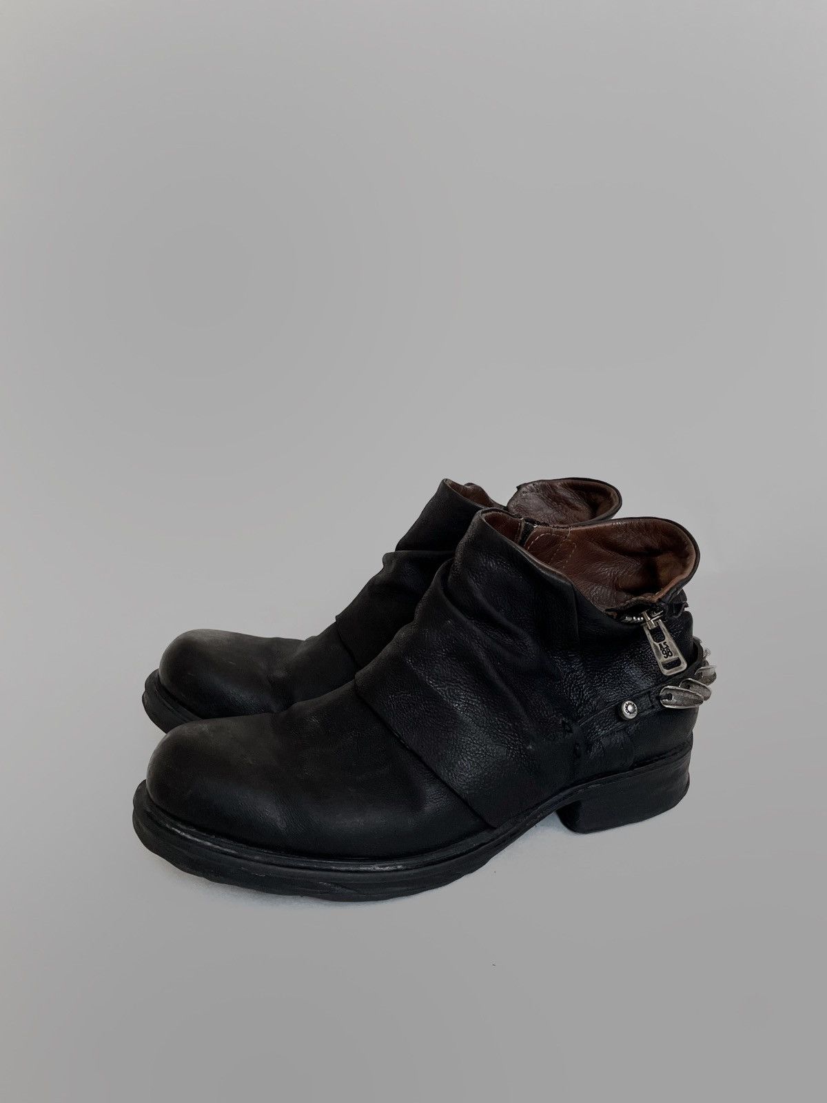 Other A.S. 98 leather avant-grade zip boots Size US 8 / IT 38 - 3 Thumbnail