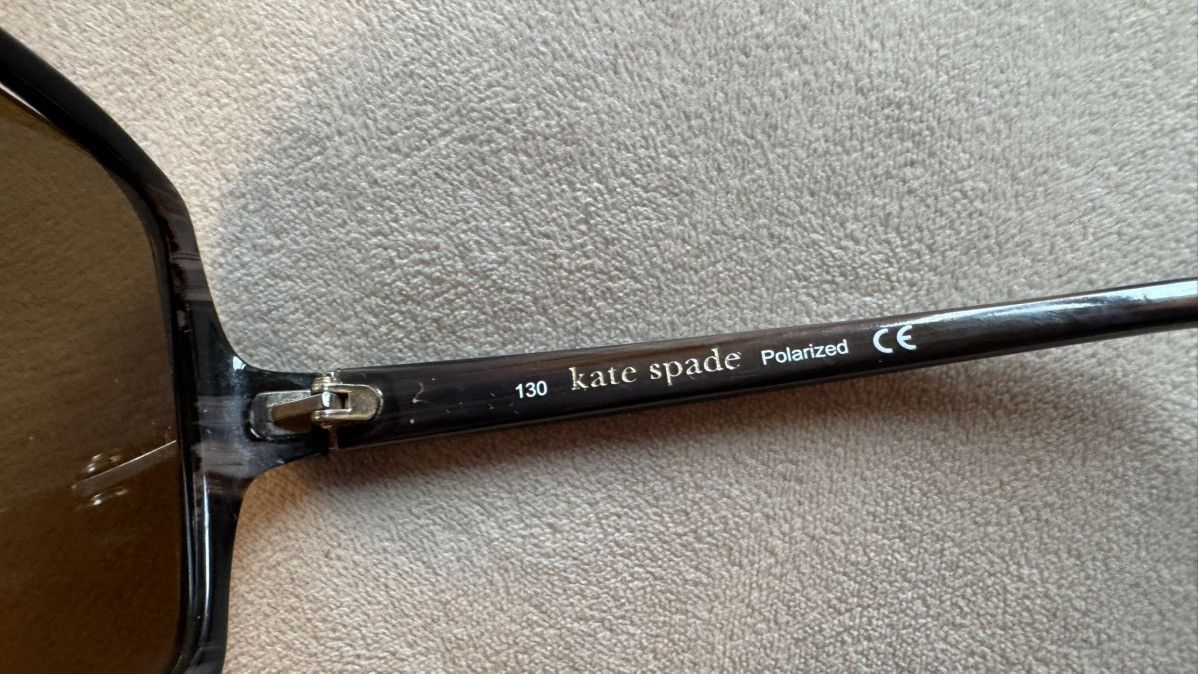 Kate Spade KATE SPADE Brown oversized sunglasses yellow lenses Size ONE SIZE - 11 Thumbnail