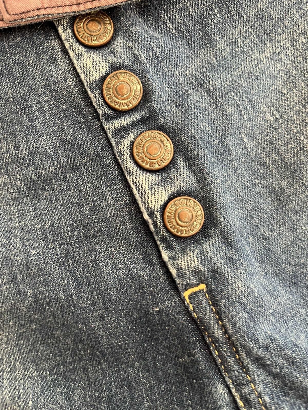 Kapital Kapital Patchwork & Linen Yoke Jeans Size US 28 / EU 44 - 5 Thumbnail