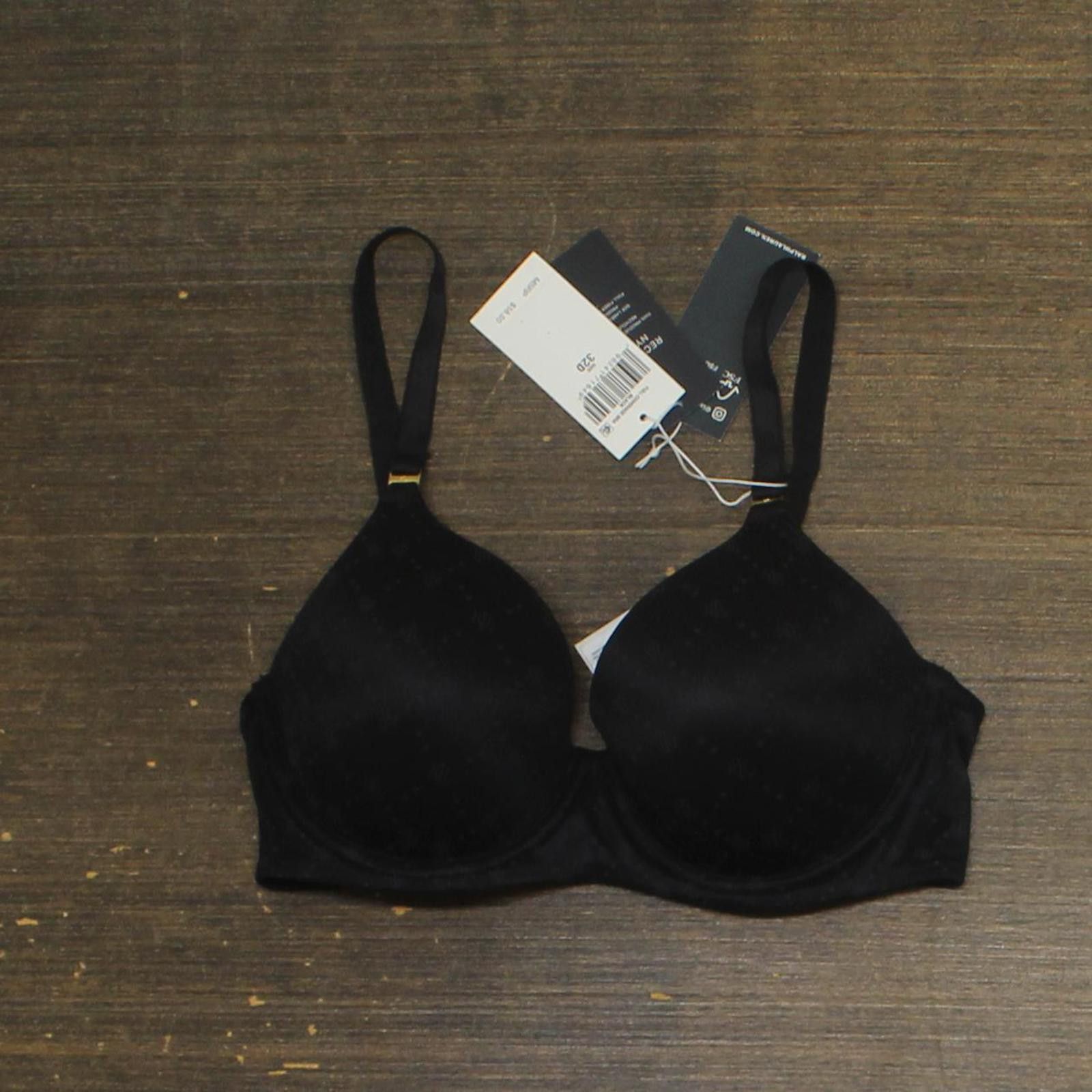 Lauren Ralph Lauren Nwt Lauren Ralph Lauren Repeat-logo T-shirt Bra. Black 32d Size ONE SIZE - 1 Thumbnail