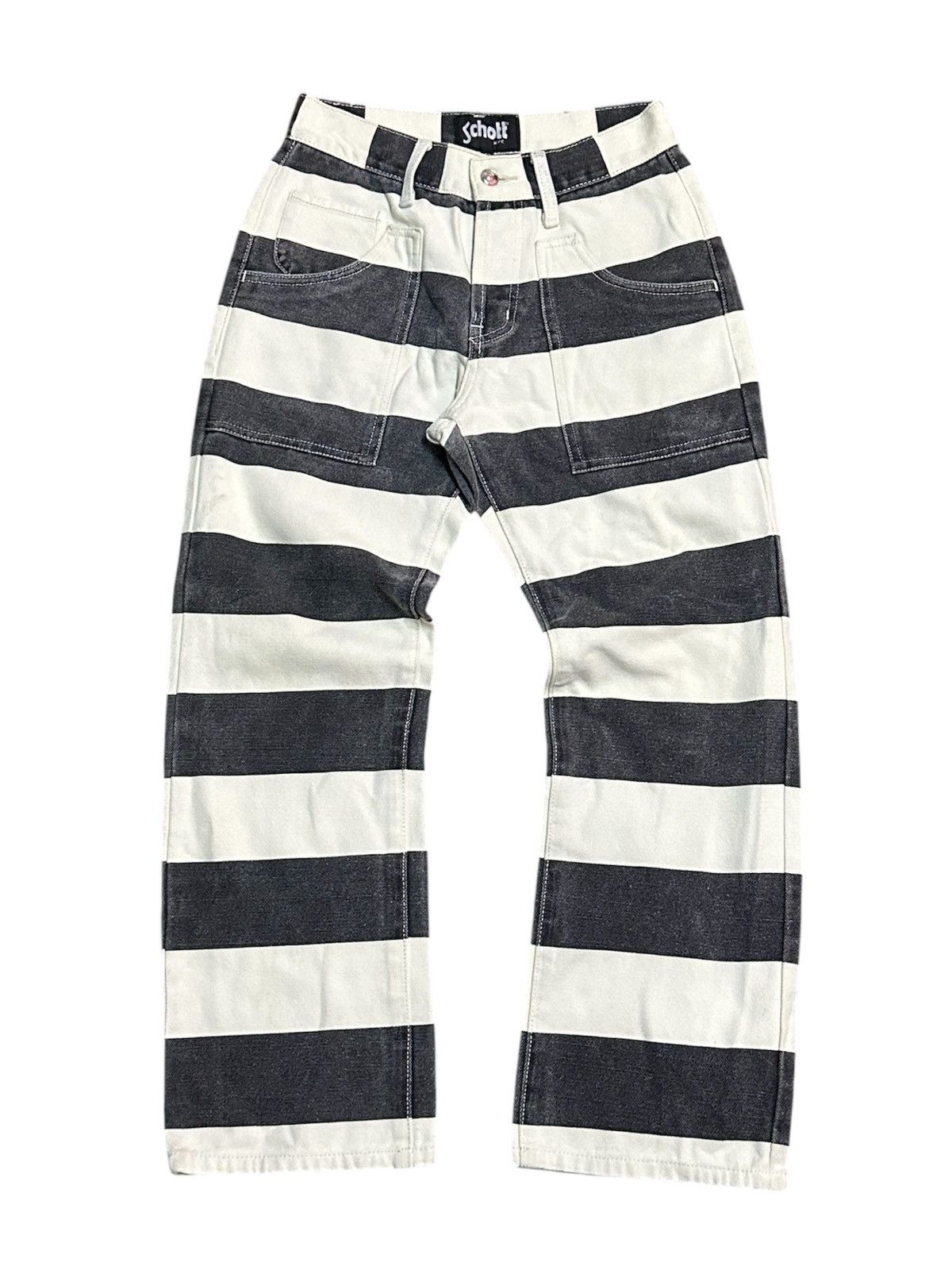 Avirex × Schott 1990 - Schott Bros NY Denim Prisoner Pant Size US 28 / EU 44 - 1 Thumbnail