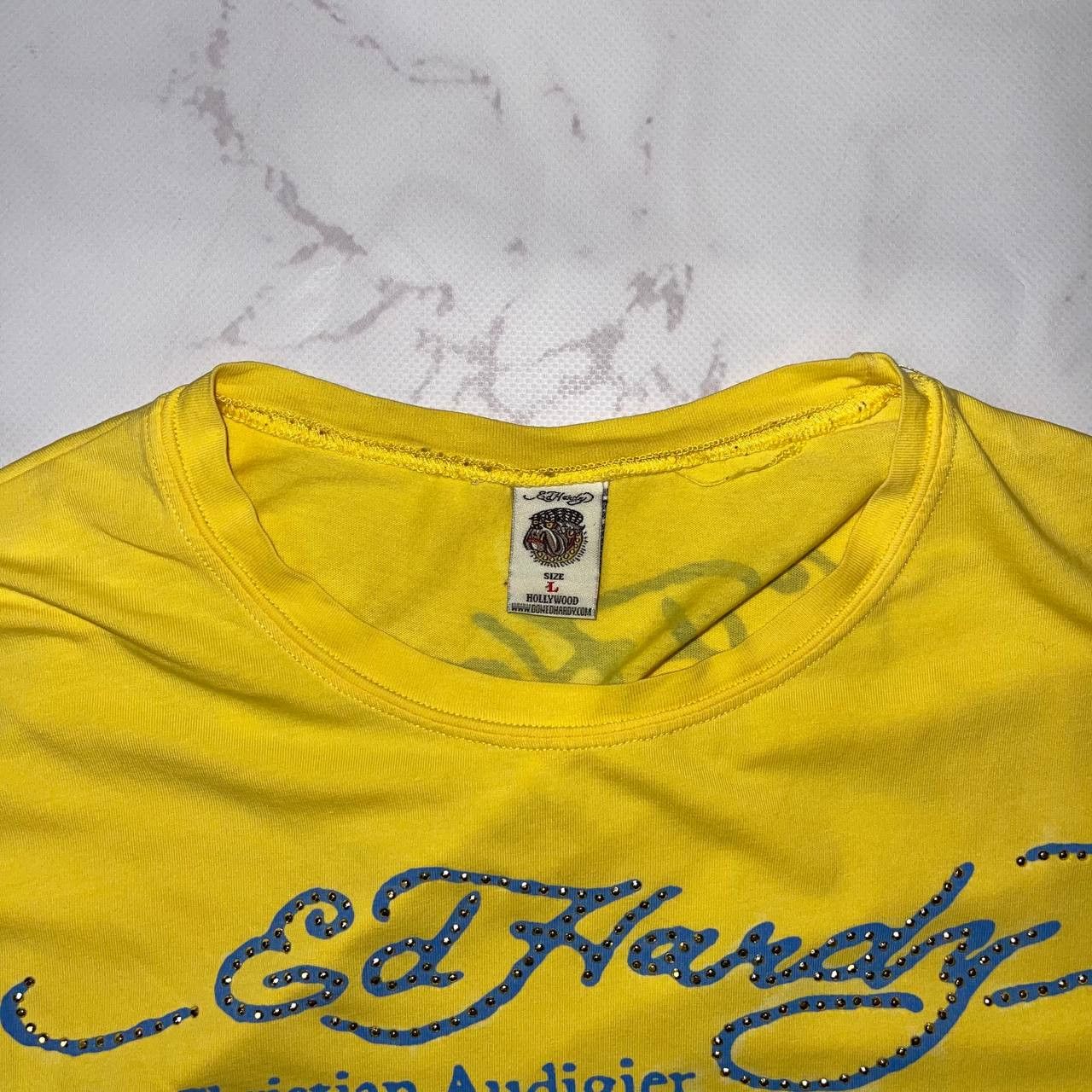 Ed Hardy Ed Hardy × Streetwear × Vintage Ed Hardy T-shirt Size L Y2K Size US L / EU 52-54 / 3 - 6 Thumbnail