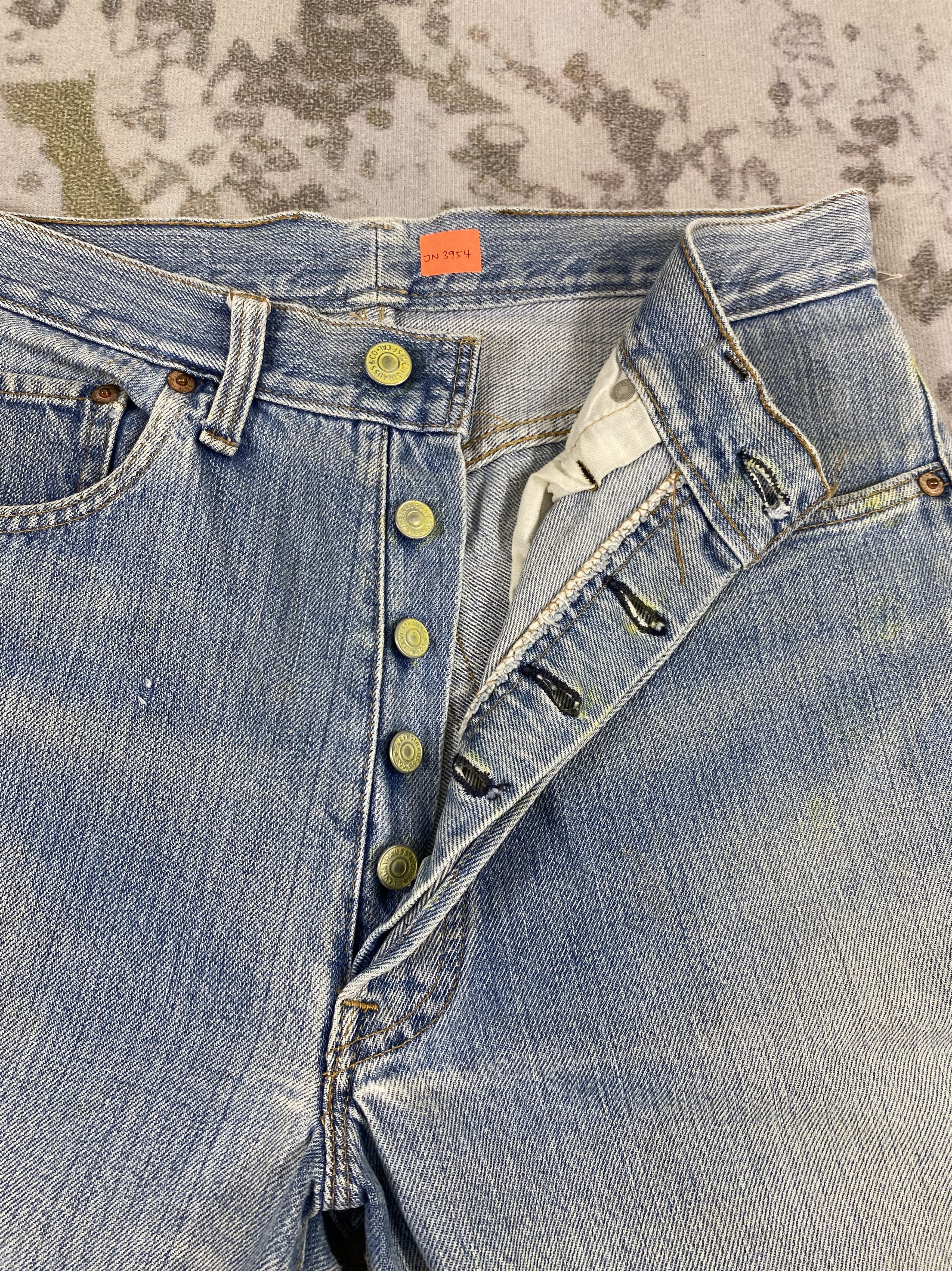 Levi's Redline 80s Vintage Levi's 501 Top Button #6 29x29.5 -JN3954 Size US 29 - 6 Thumbnail