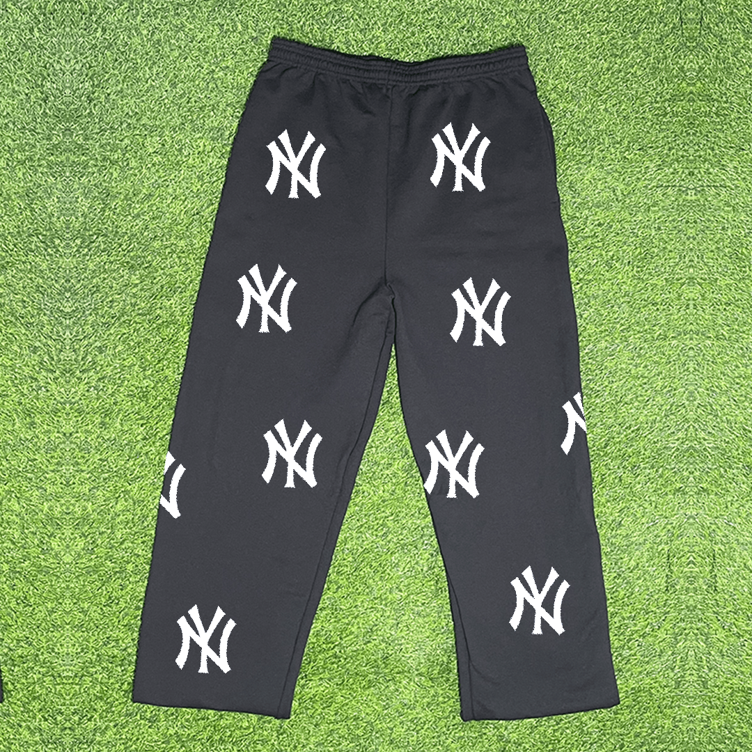Vintage NY AOP SWEATPANTS Size US 30 / EU 46 - 2 Thumbnail