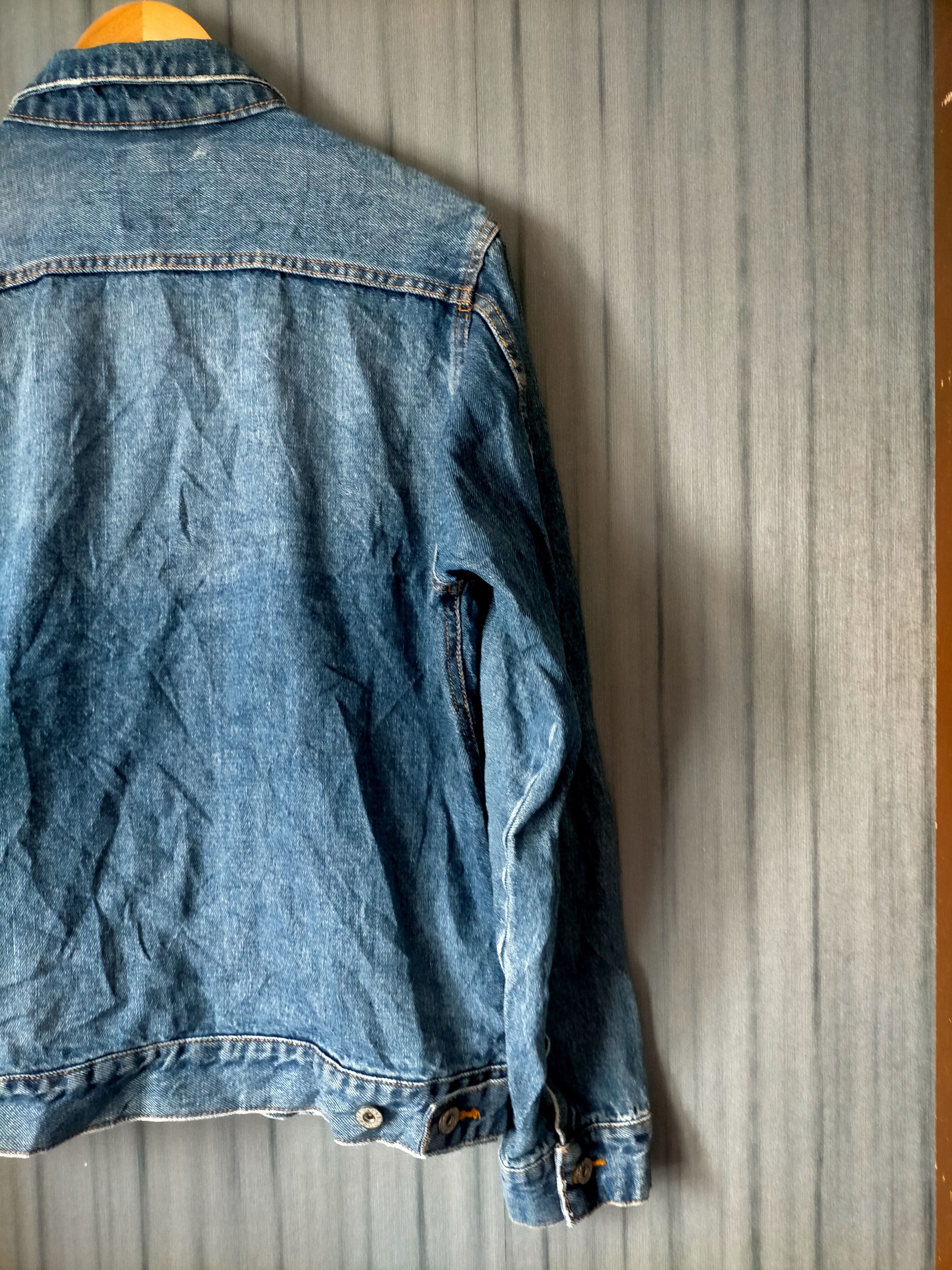 Japanese Brand Back Number Type 1 denim jacket Size US L / EU 52-54 / 3 - 11 Thumbnail