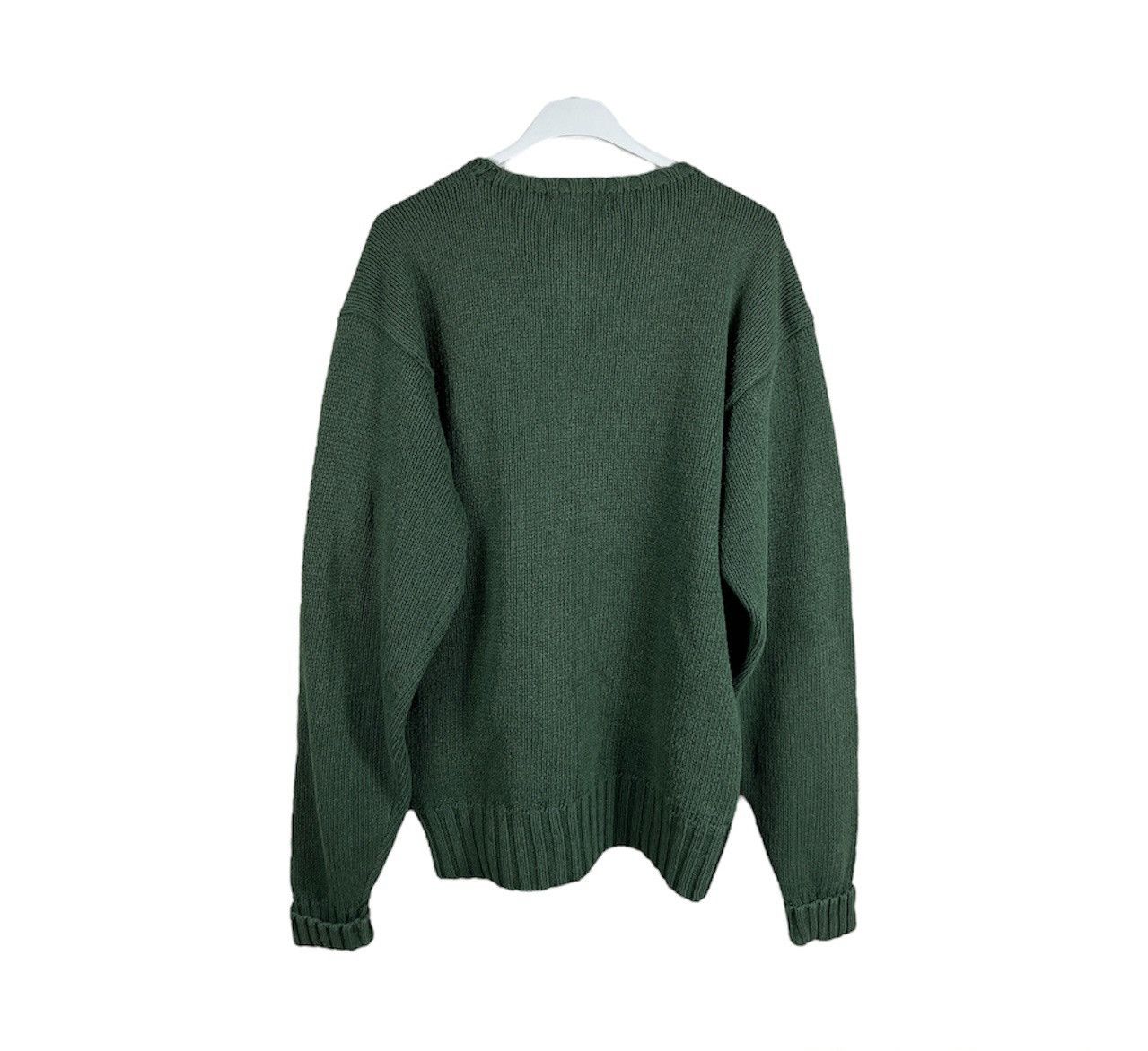 Polo Ralph Lauren × Vintage Vintage Polo by Ralph Lauren knit crewneck sweater forest Size US M / EU 48-50 / 2 - 3 Thumbnail