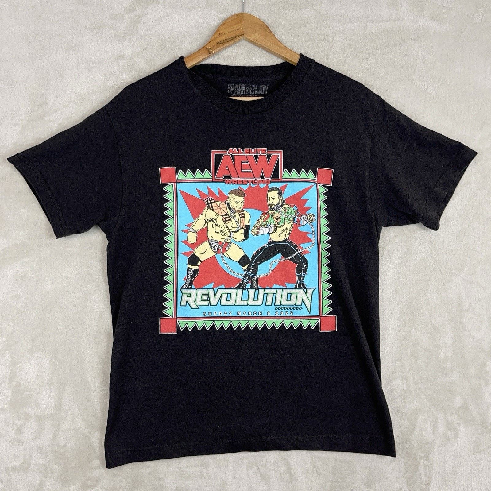 Other AEW CM Punk MJF Revolution Dog Collar Match Tee Wrestling Size US M / EU 48-50 / 2 - 1 Thumbnail