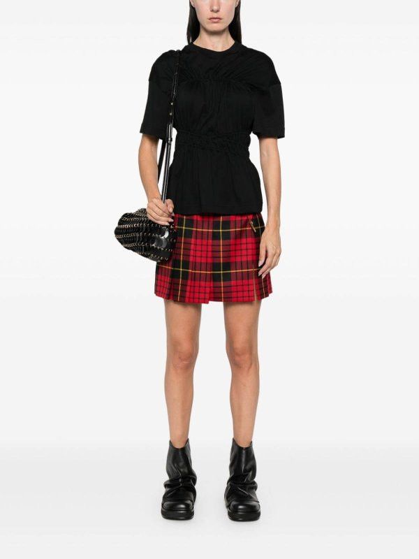 Alexander McQueen o1srvl11e0326 MacQueen Tartan Mini Skirt in Multicolor Size 27" / US 4 / IT 40 - 5 Thumbnail