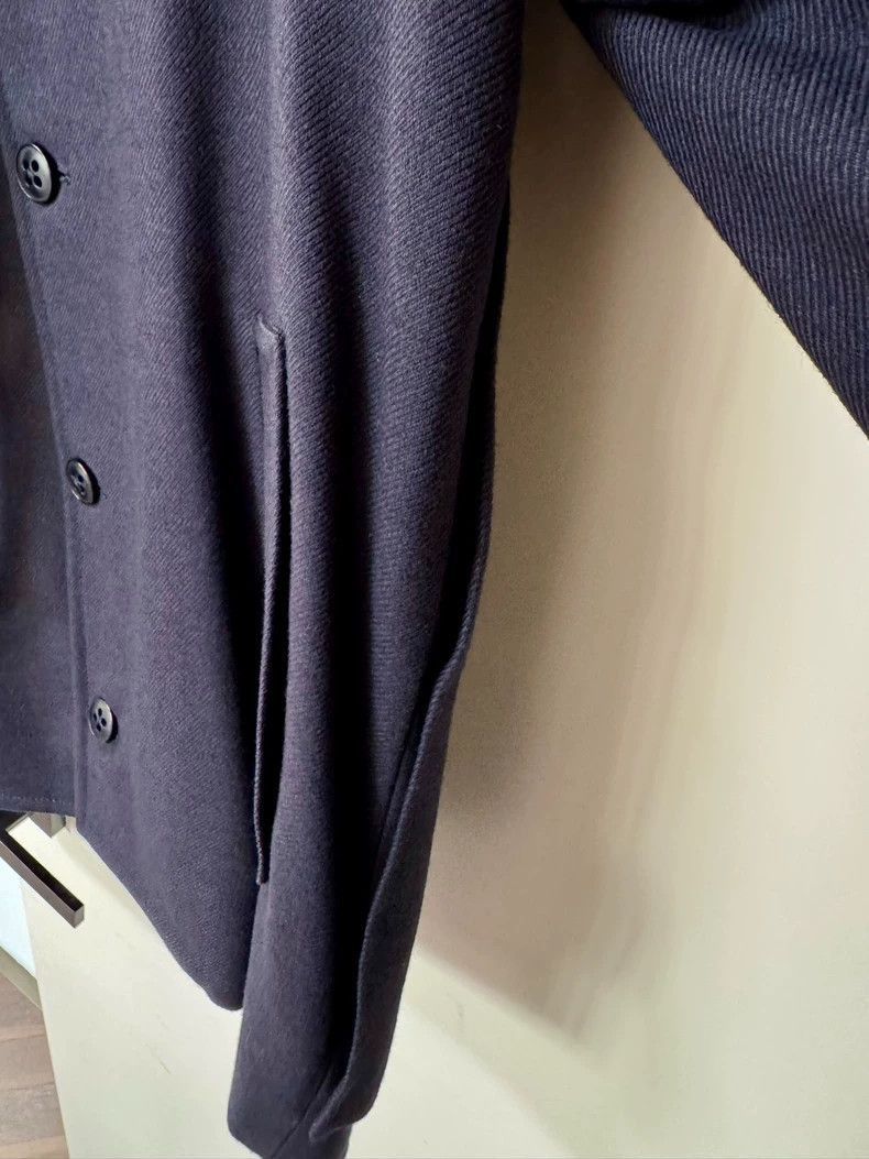 ann demeulemeester2013FALL's peak work short trench coat-25