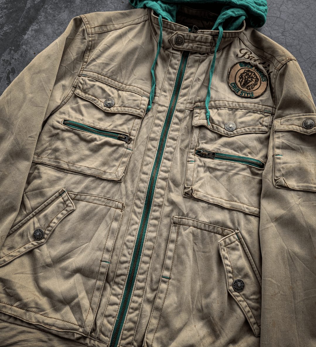 Vintage Crux British Tactical Jacket Size US L / EU 52-54 / 3 - 5 Thumbnail