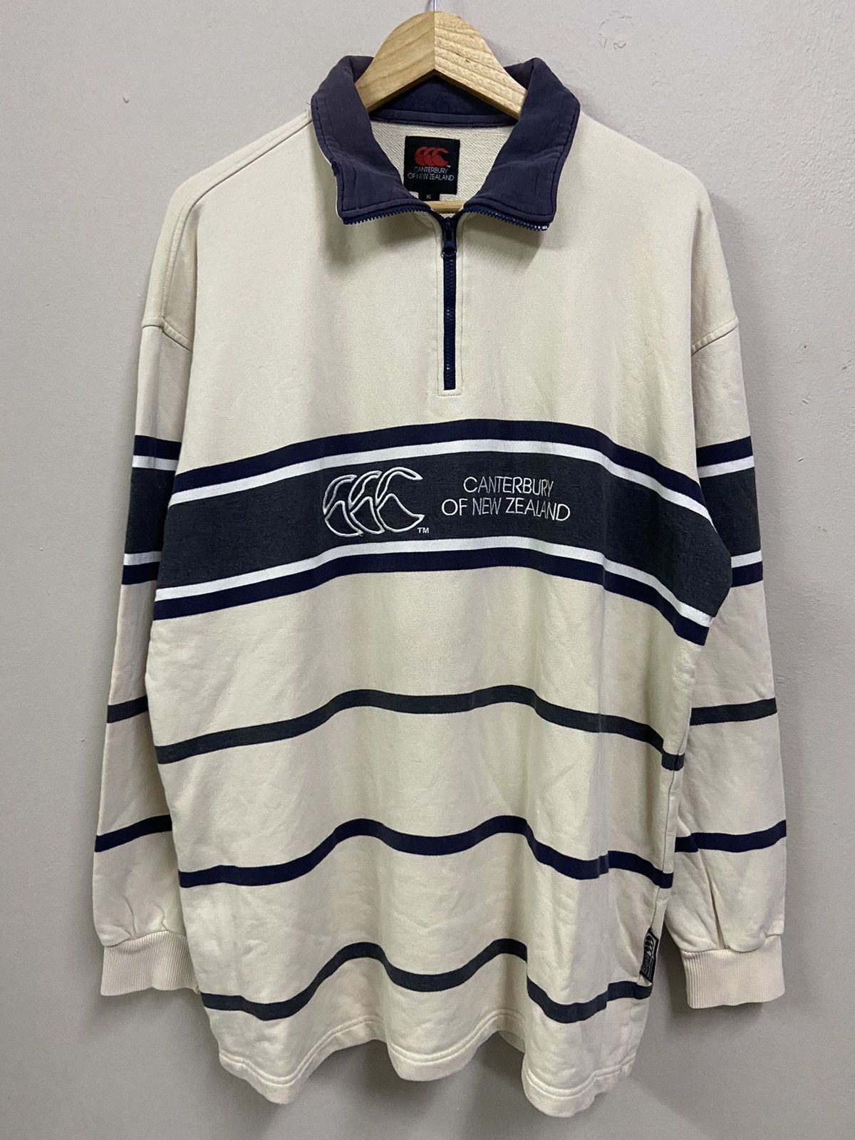 Canterbury of New Zealand × Japanese Brand × Vintage Rare‼️ Vtg Canterbury Of New Zealand Half Zipper Size US XL / EU 56 / 4 - 1 Thumbnail