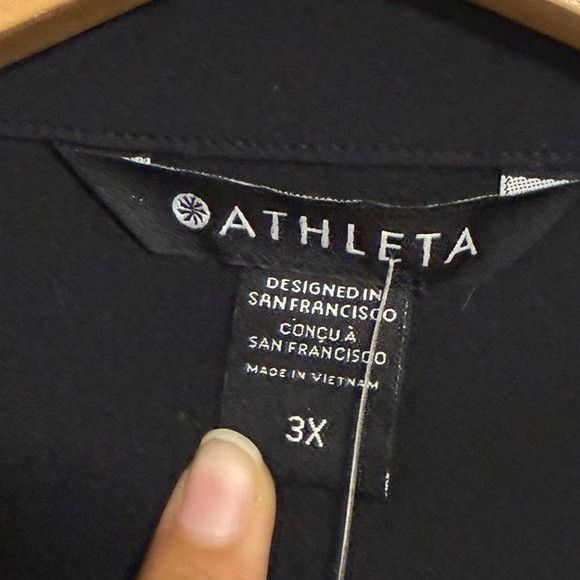 Athleta Athleta Women’s Oversized Button-Up Shirt Black Size 3X Size 3XL / US 20-22 - 8 Thumbnail