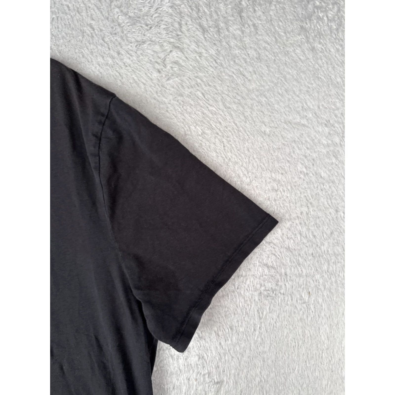 Tommy Hilfiger Tommy Hilfiger Shirt Adult XL Black Short Sleeve Crew Cotton Blend Logo Size US XL / EU 56 / 4 - 2 Thumbnail