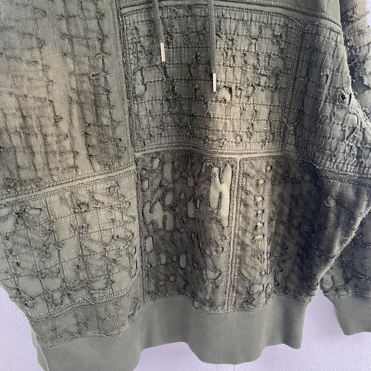 Givenchy Givenchy 22ss boro hoodie destroyed Size US XXL / EU 58 / 5 - 12 Thumbnail