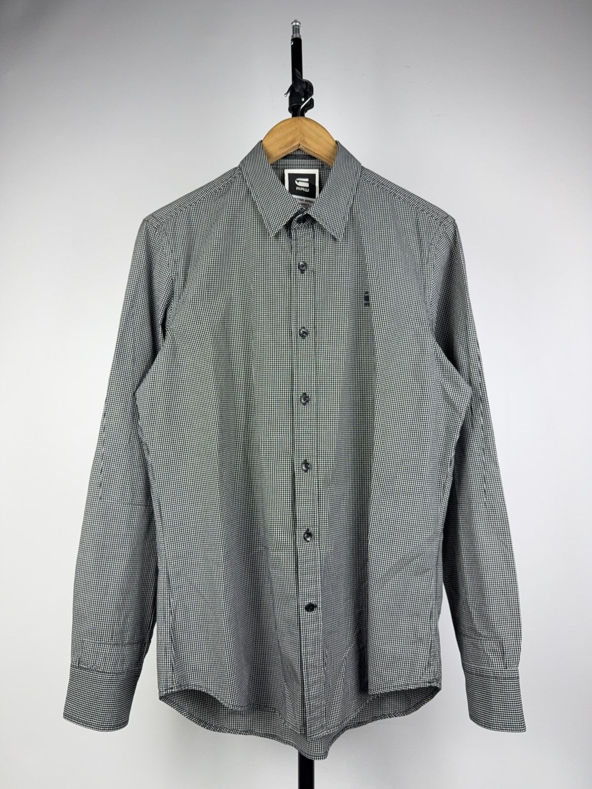 G-Star Vintage 00s Retro Style Y2K G-Star RAW Long sleeve Shirt Size US L / EU 52-54 / 3 - 1 Thumbnail