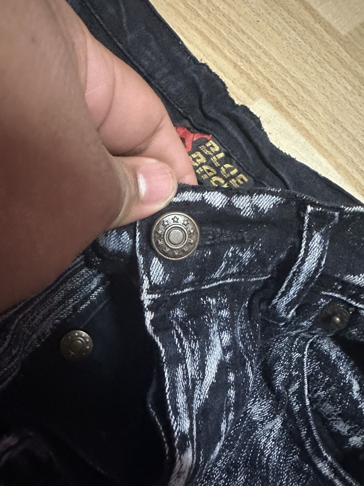 Japanese Brand Rare🔥🔥Striped Stretchable Denim Size US 31 - 8 Thumbnail