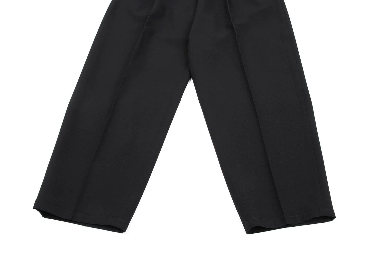 Yohji Yamamoto Yohji Yamamoto Wool Gabardine Trousers Black Size US 30 / EU 46 - 7 Thumbnail
