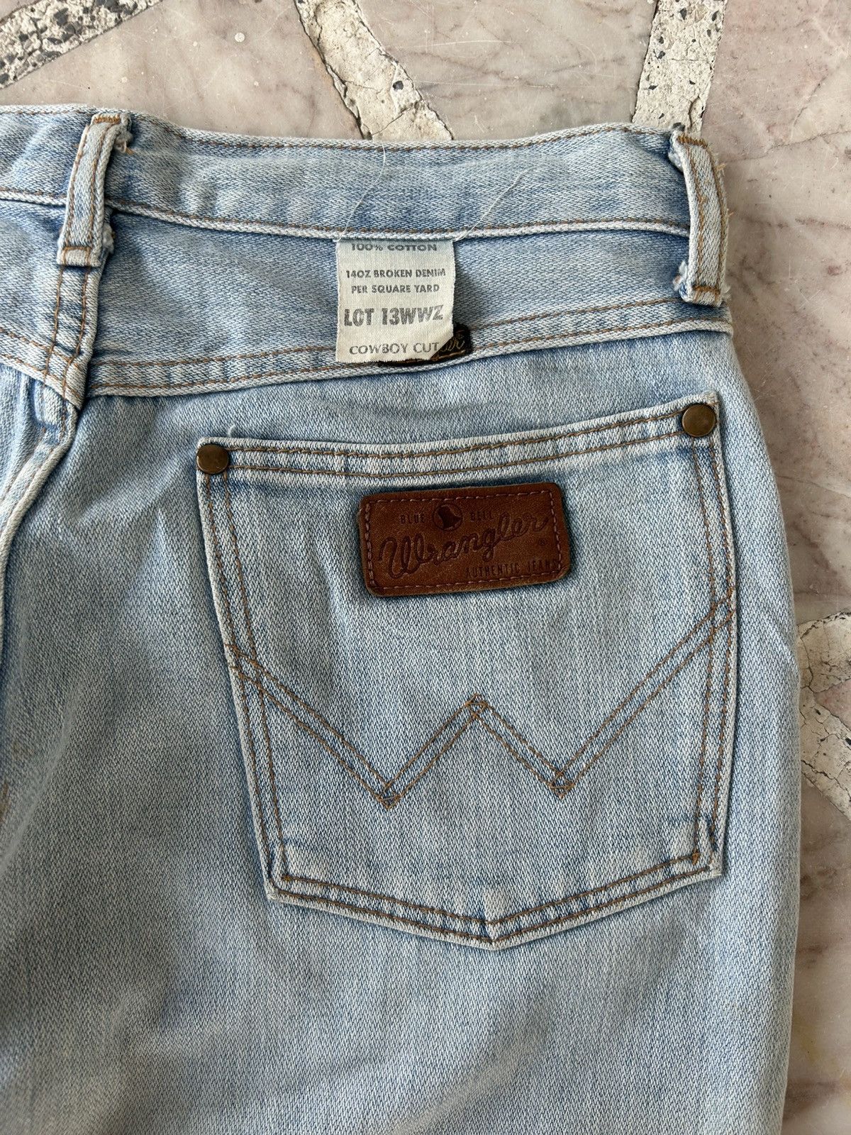 Wrangler Wrangler Vintage Straight Cut Denim Size US 28 / EU 44 - 9 Thumbnail