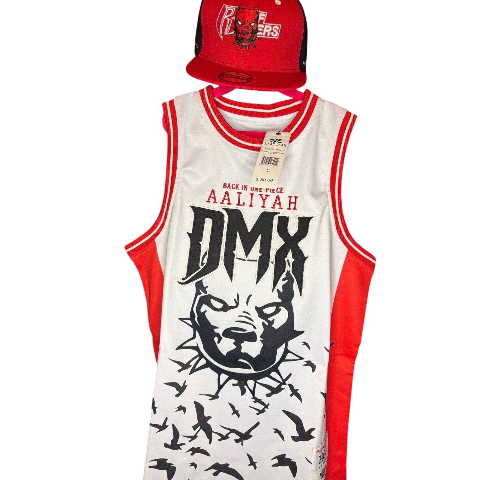 Other SZ L - DMX/ Aaliyah Basketball Jersey & 7 1/8 Hat Size US L / EU 52-54 / 3 - 1 Thumbnail